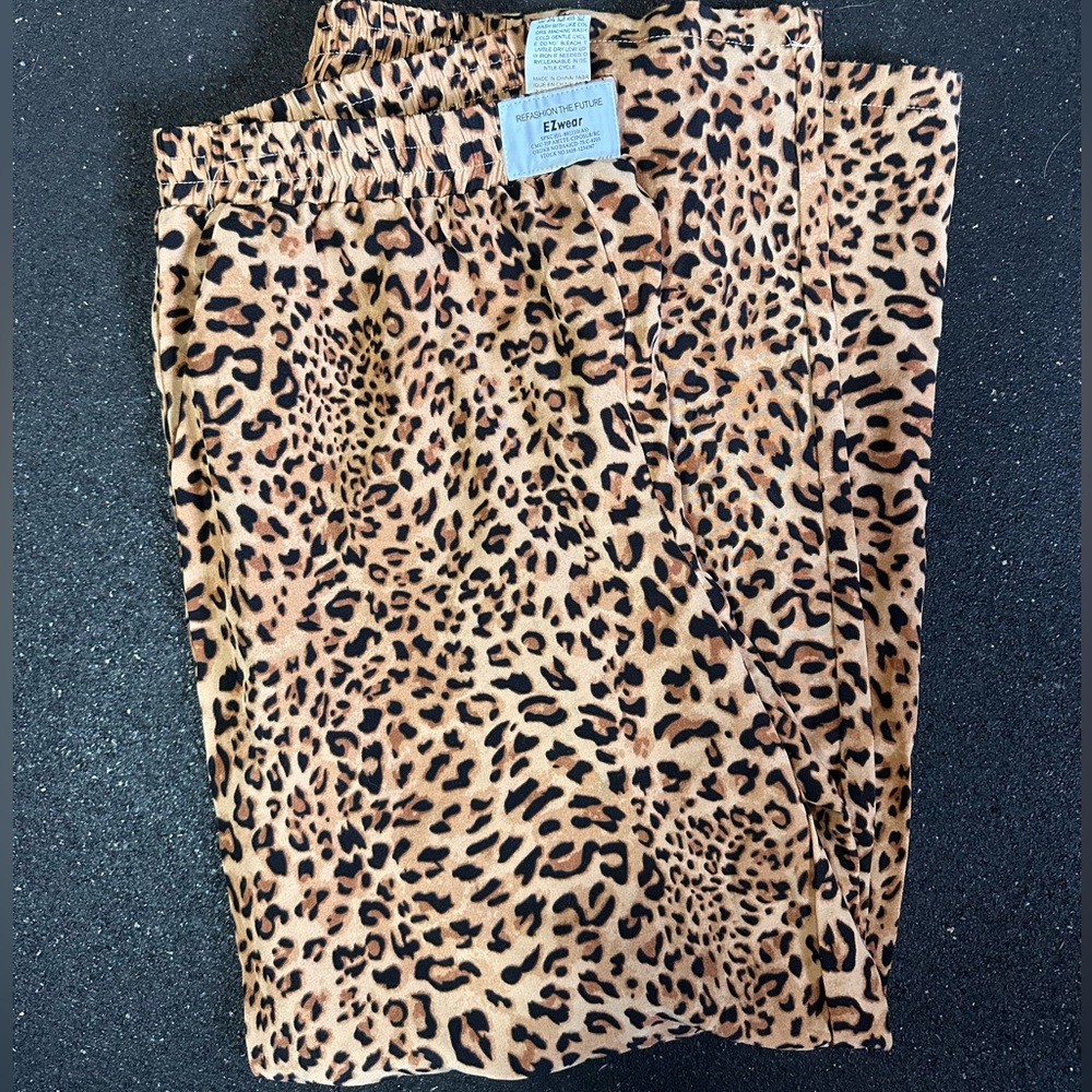 Leopard Print Women's Pants